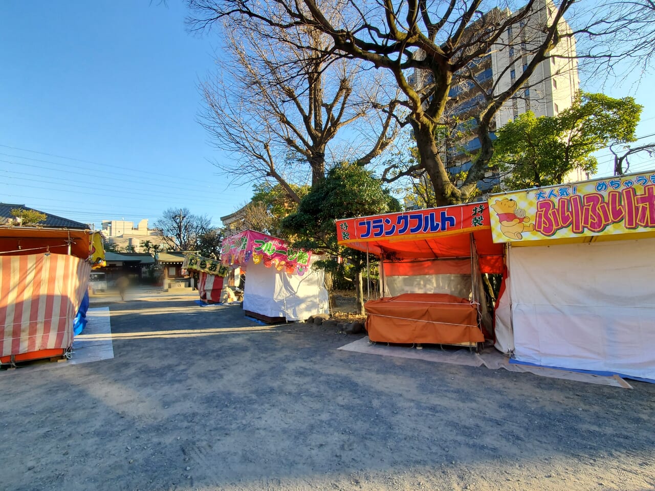 尾久八幡神社の出店