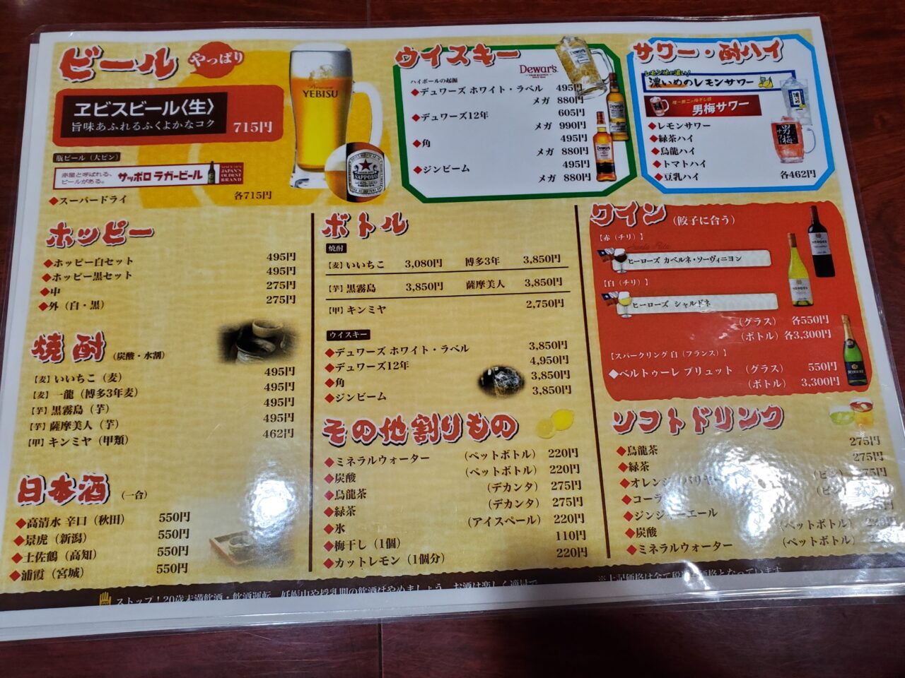 メニュー
