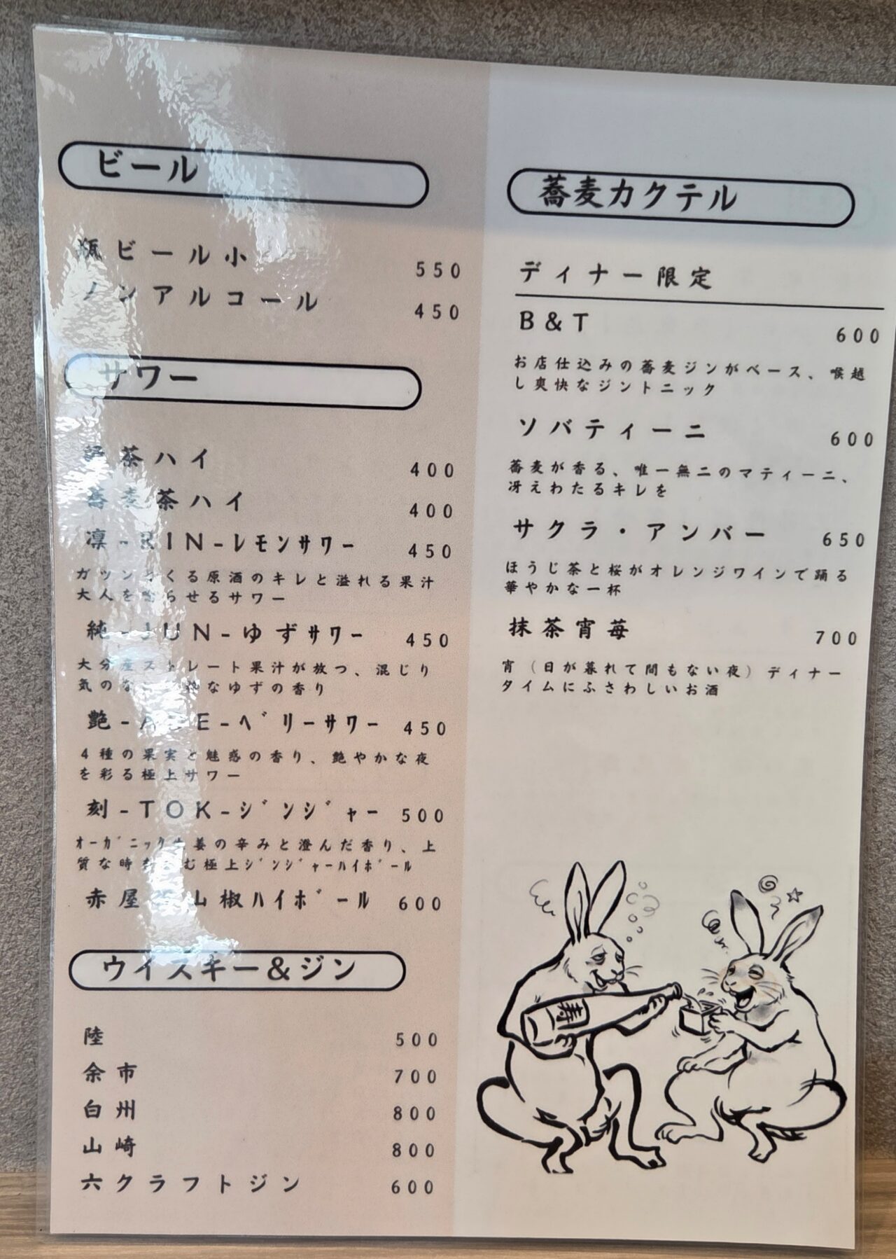 メニュー